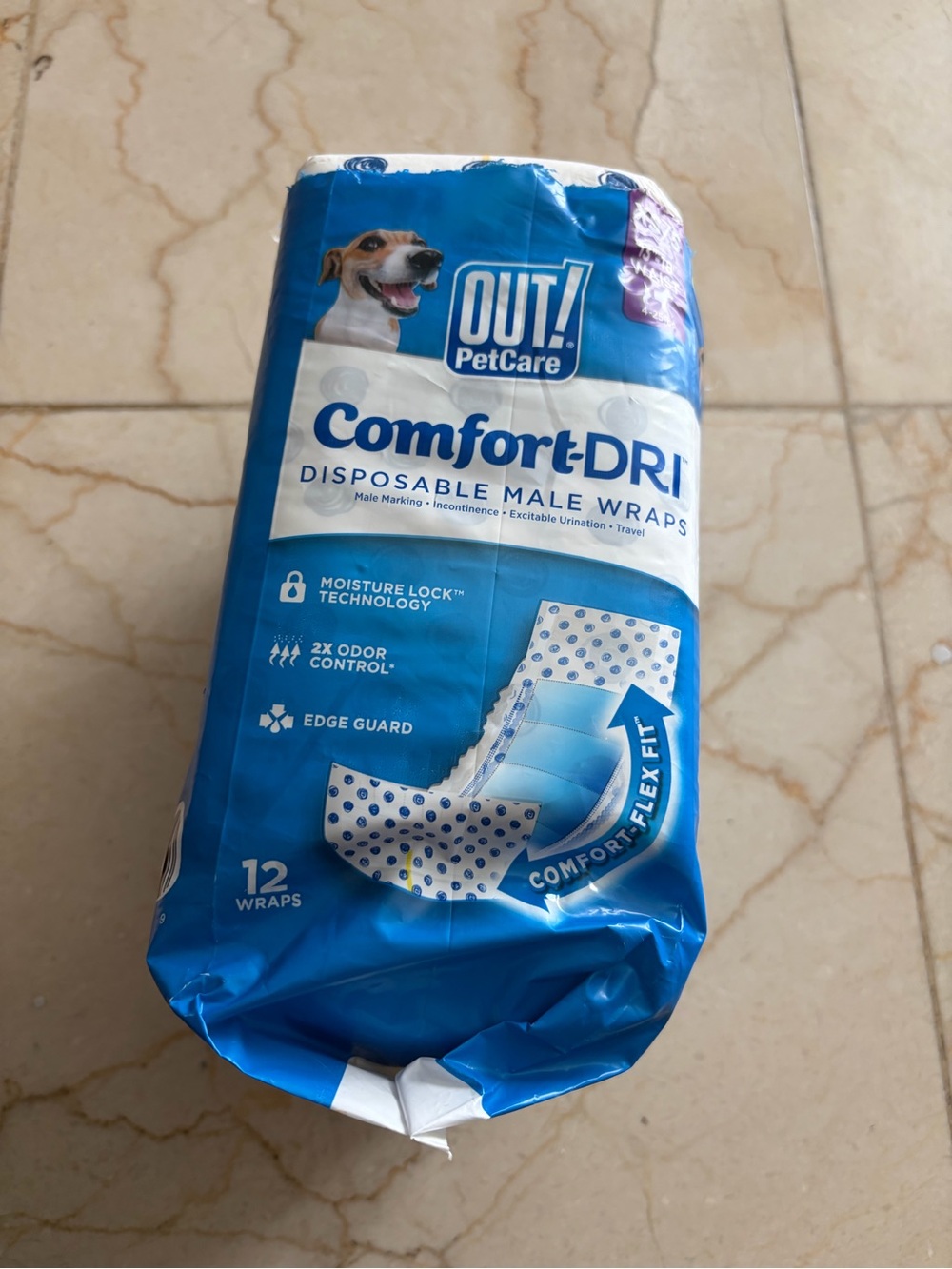 Comfort-DRI Disposable Male Wraps - Blue